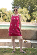 Misty Coast Dress in Barbie Pink