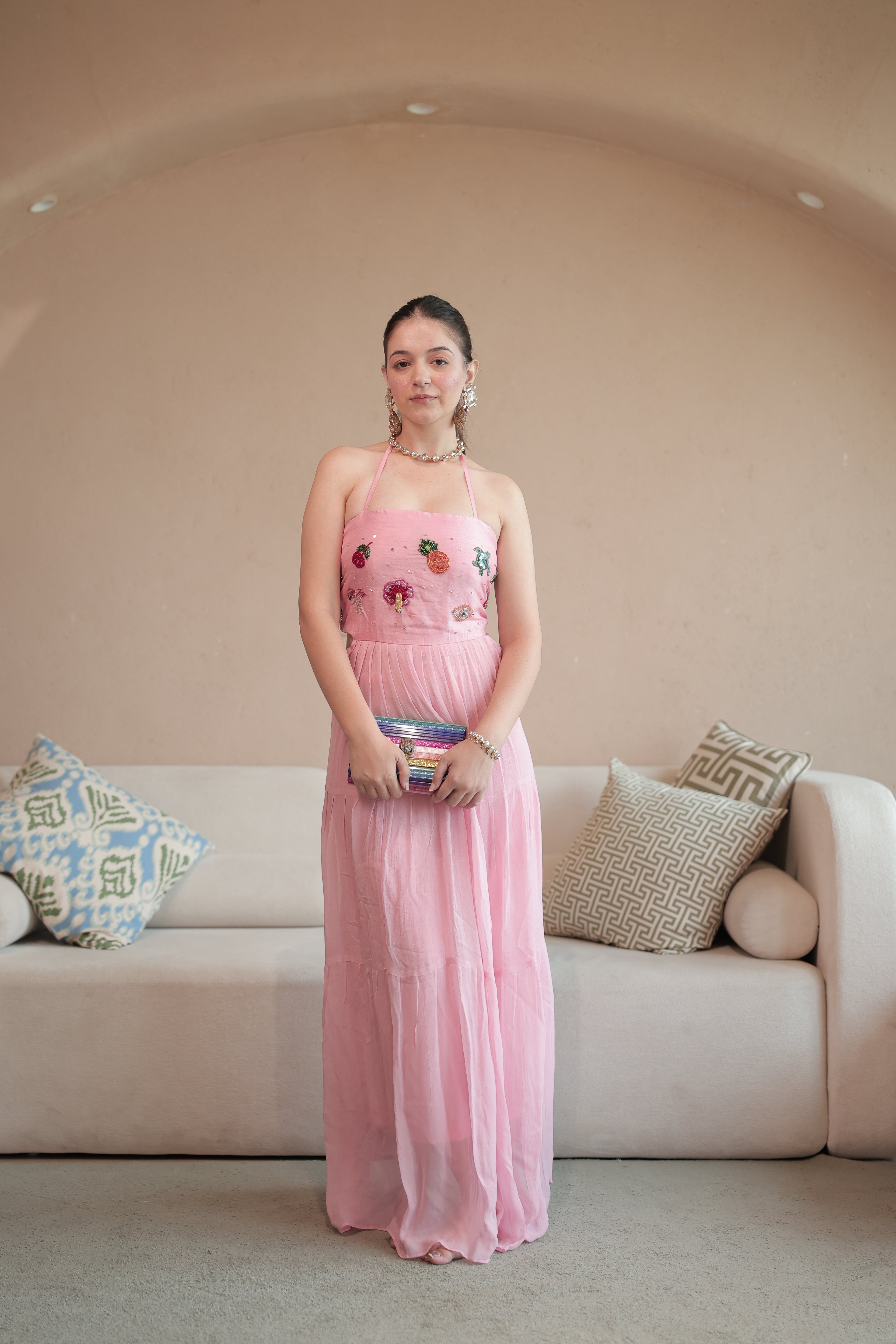 Summer Trinkets Maxi dress Bubblegum Pink
