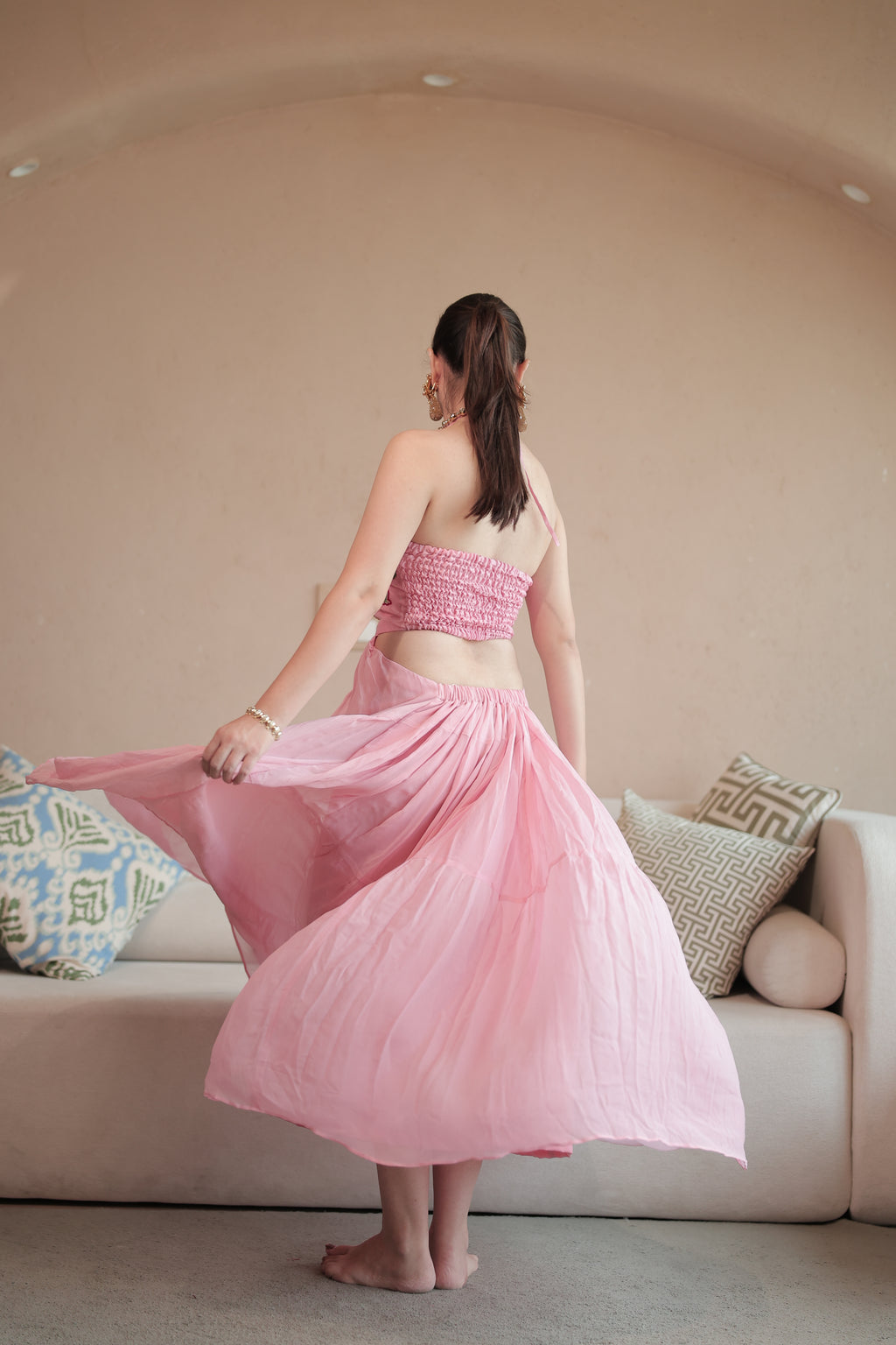 Summer Trinkets Maxi dress Bubblegum Pink