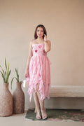 I Heart You Dress in Bubblegum Pink