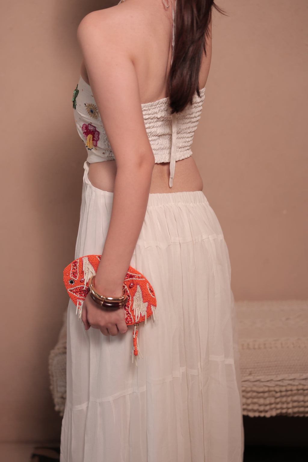 Summer Trinkets Maxi dress Marshmallow White