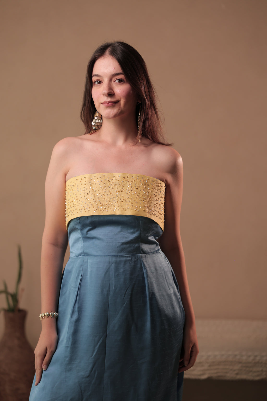 Confetti Crush Dress in Angel Blue