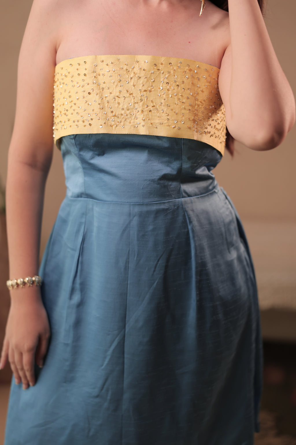 Confetti Crush Dress in Angel Blue