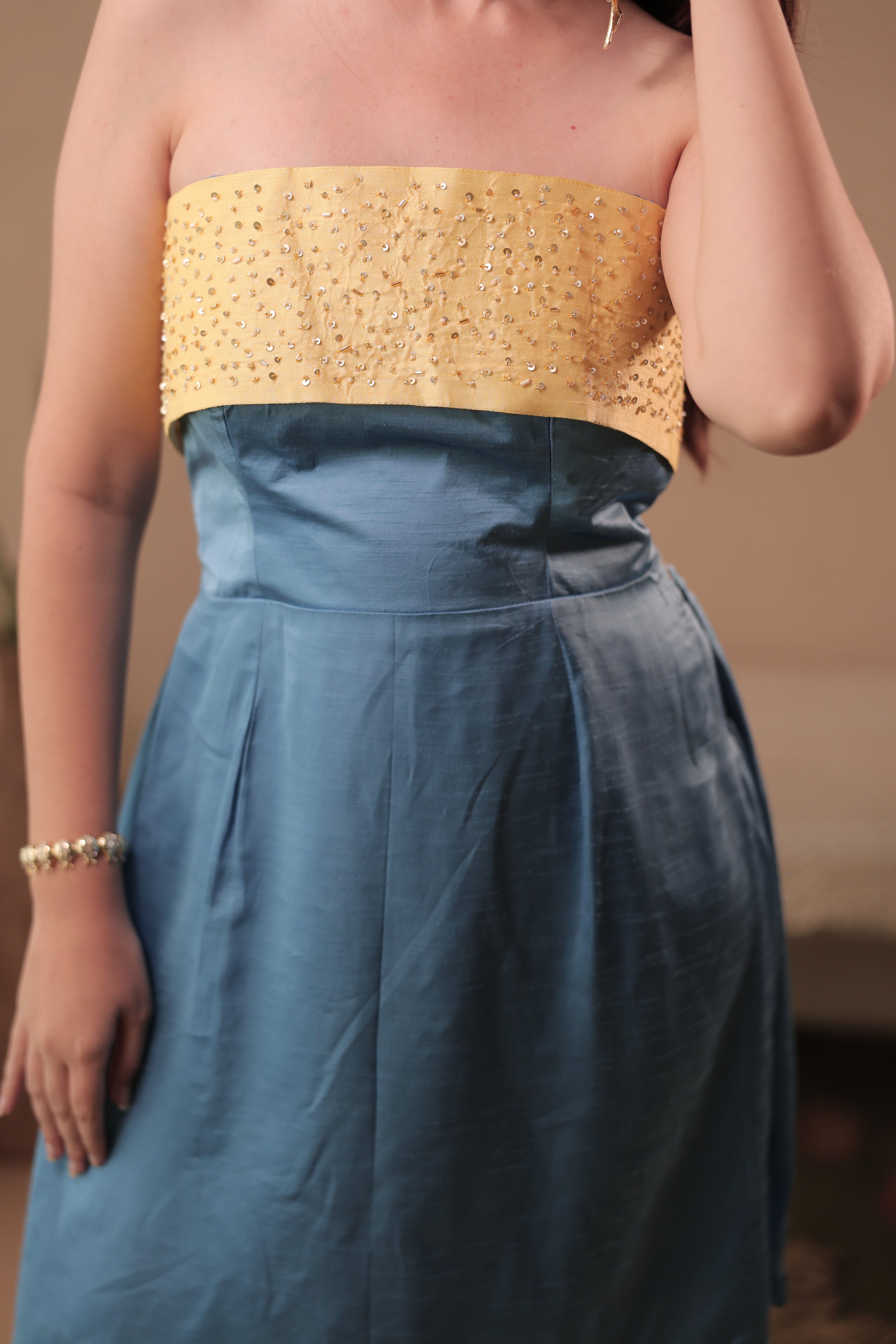 Confetti Crush Dress in Angel Blue
