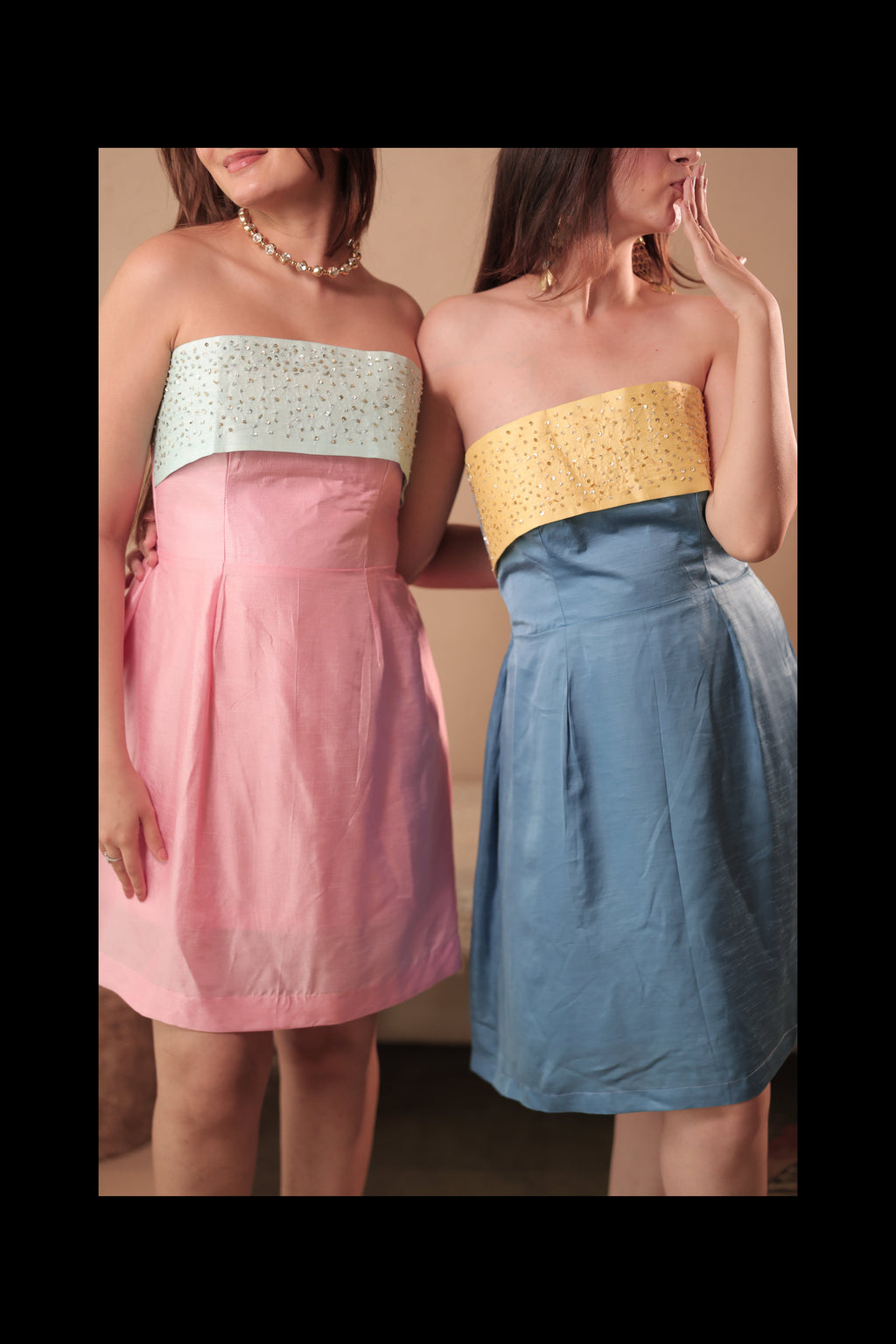 Confetti Crush Dress in Angel Blue