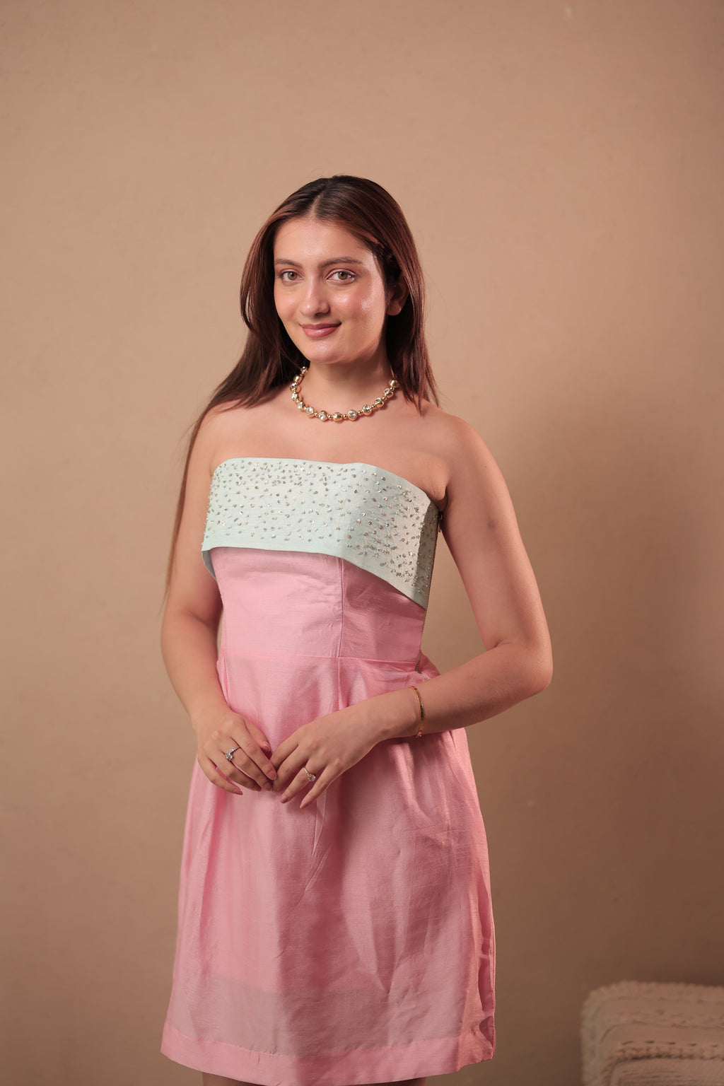Confetti Crush Dress in Bubblegum Pink