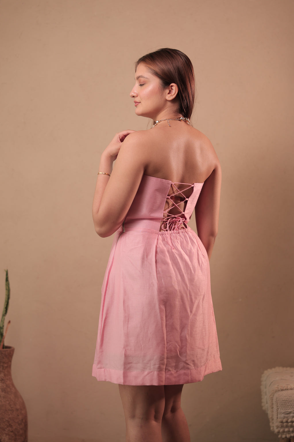 Confetti Crush Dress in Bubblegum Pink