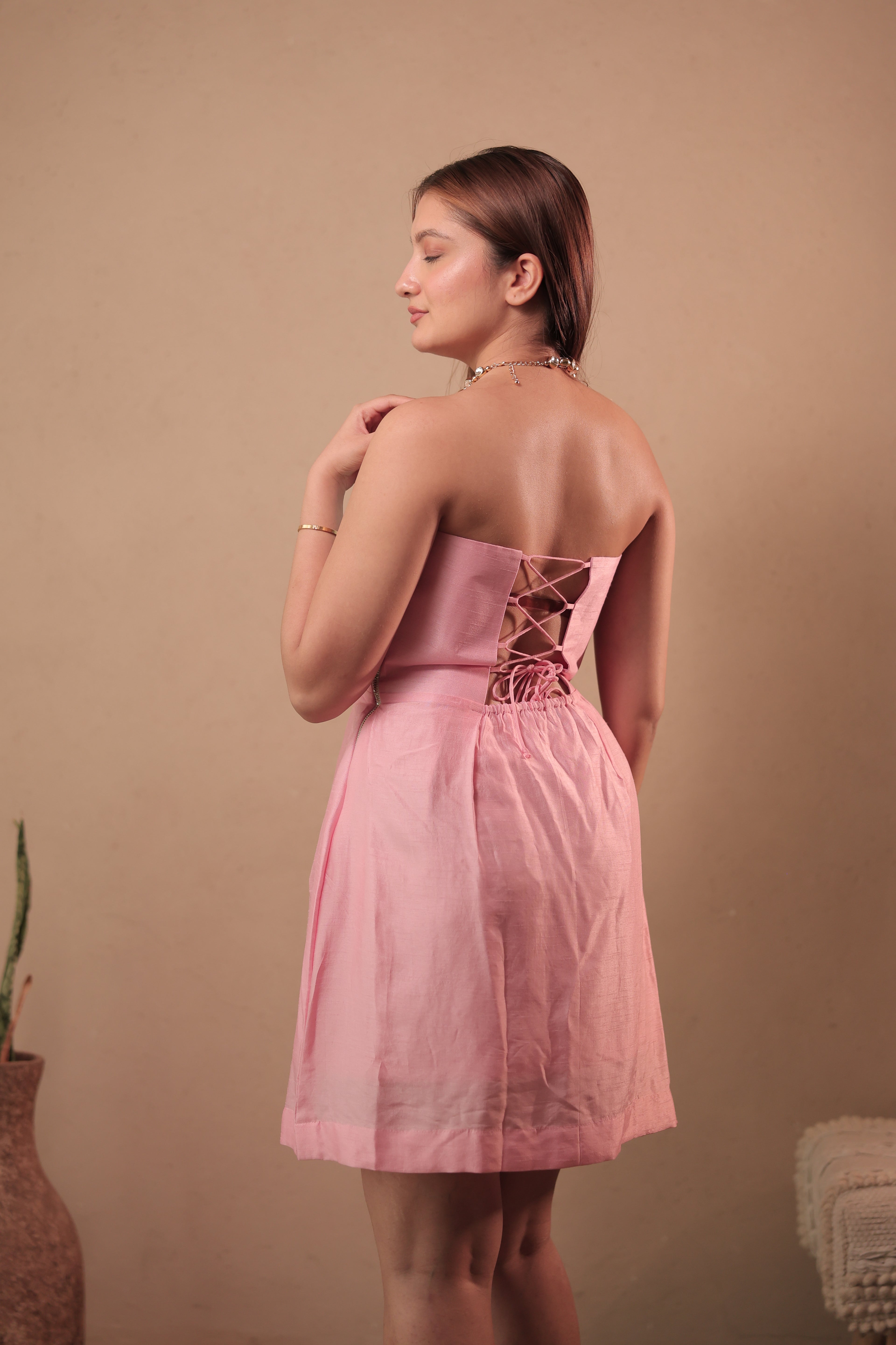 Confetti Crush Dress in Bubblegum Pink