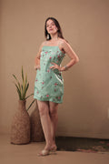 Misty Coast Dress in Forest Fairy Green