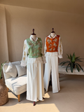 Golden Mirage Shirt Set