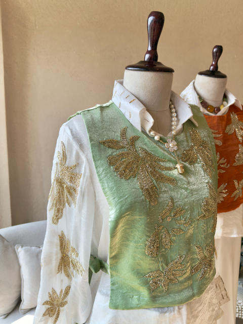 Golden Mirage Shirt Set