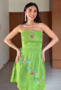 Endless Summer Dress in Matcha Green