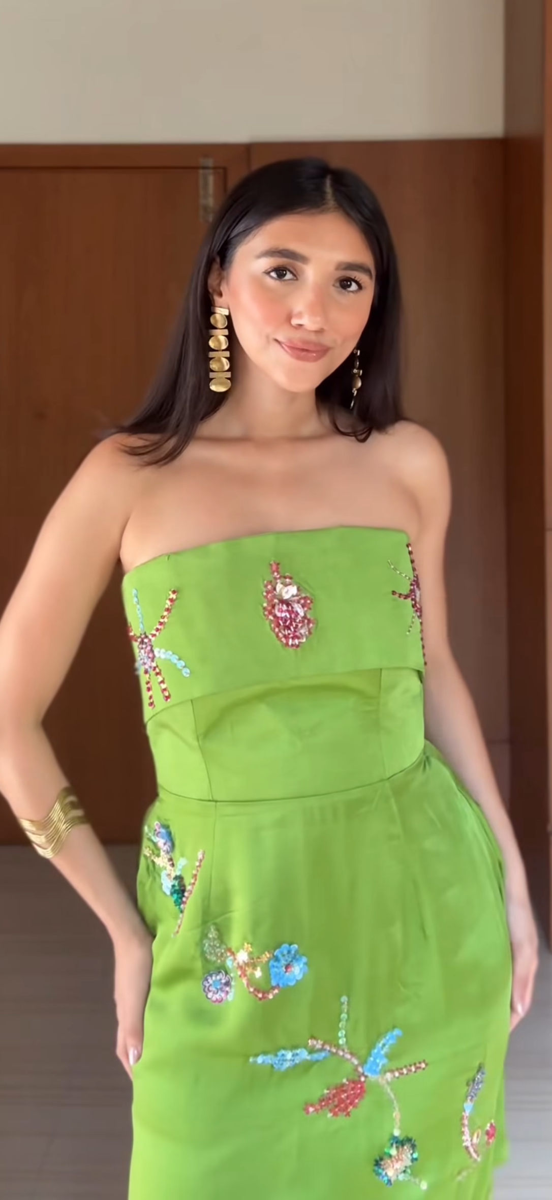 Endless Summer Dress in Matcha Green