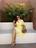 Sorbet Three Piece Set in Lemon Yellow